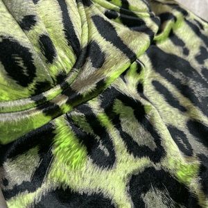 Brand new green animal print dress
